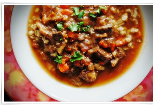 Delicious Beef and Barley Stew for Chinese Cuisine Lovers